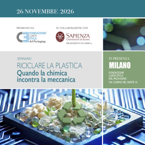Seminario Riciclare la plastica. Quando la chimica incontra la meccanica
