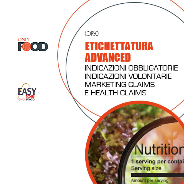 ONLY FOOD - Etichettatura Advanced