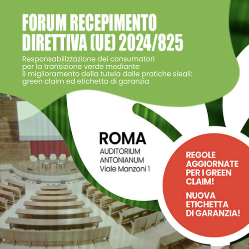 FORUM Recepimento direttiva (UE) 2024/825