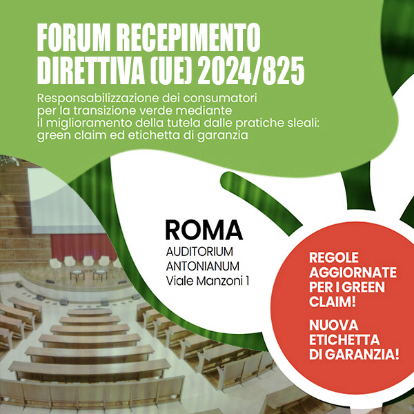 FORUM Recepimento direttiva (UE) 2024/825