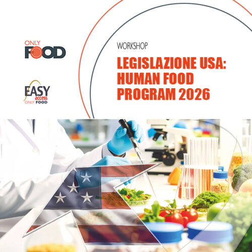 LEGISLAZIONE USA: HUMAN FOOD PROGRAM 2026