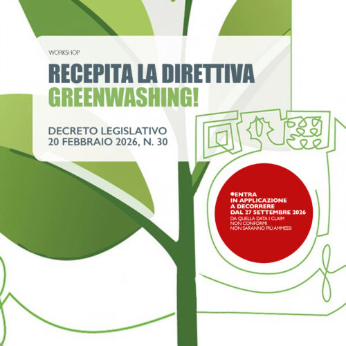 Recepita la Direttiva "GREENWASHING"