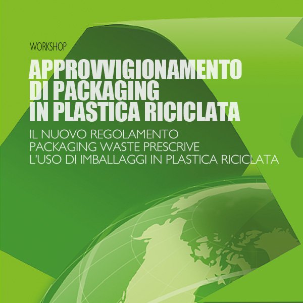 Approvvigionamento di packaging in plastica riciclata